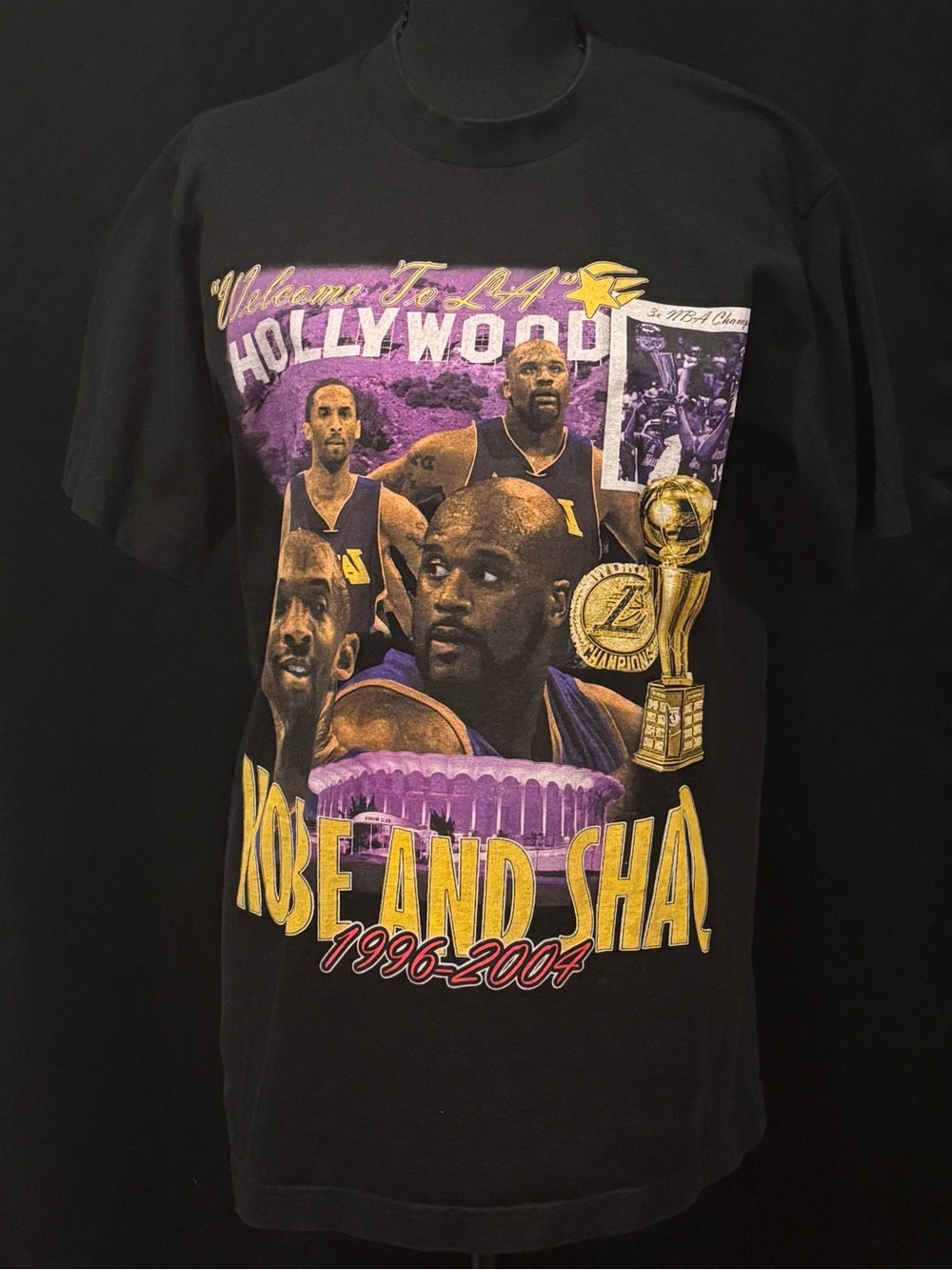 Vintage Kobe and Shaq Lakers 1996-2004 T-Shirt